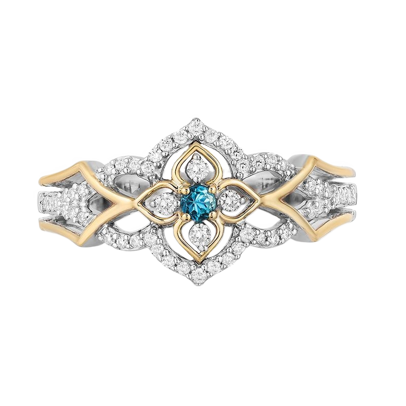 Jasmine Blue Topaz Ring