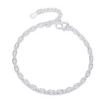 Embossed bracelet with female