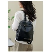 vintage soft leather backpack - Image 2
