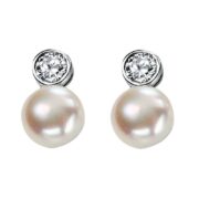 Fresh Water Pearl and Earrings